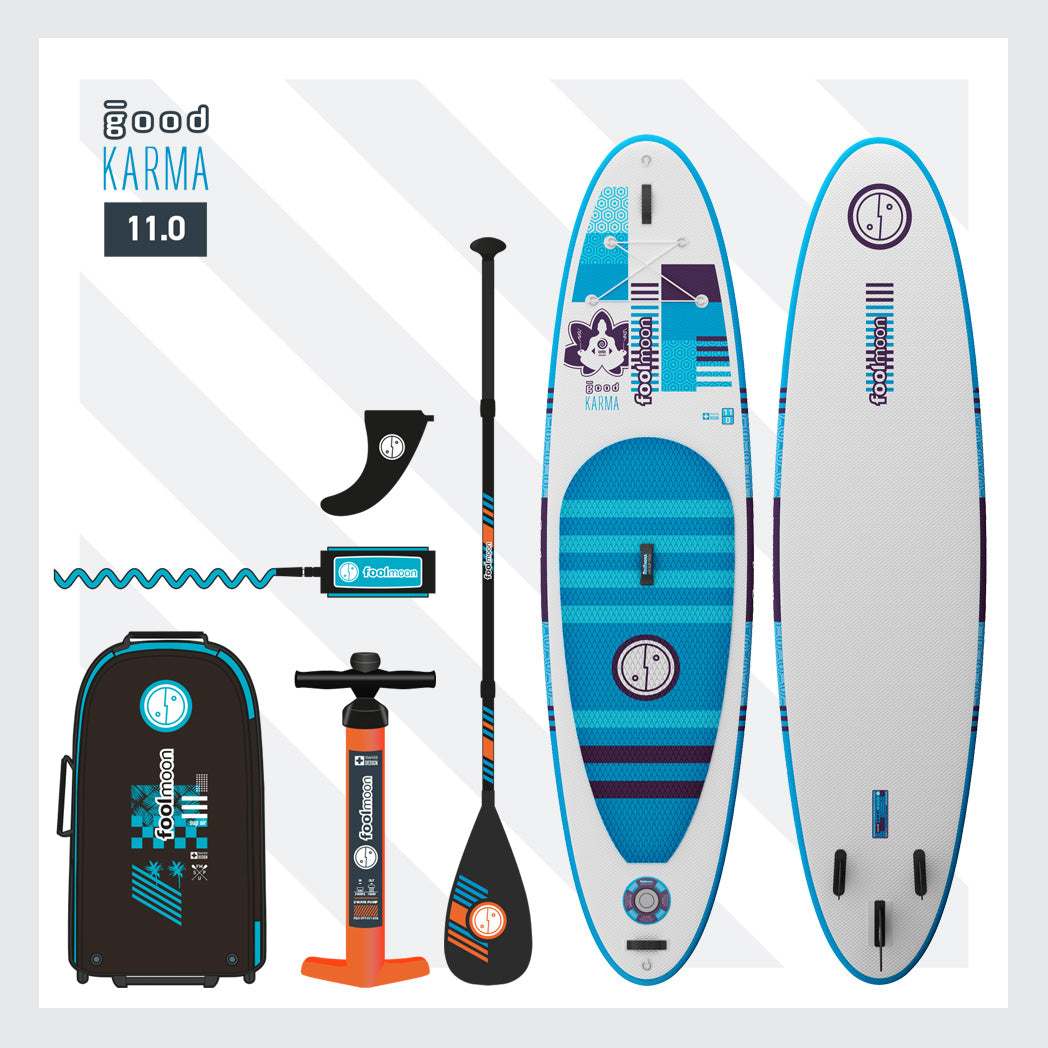 fool-moon-good-karma-blue-11-0-paddle-gonflable-pack-complet image 4