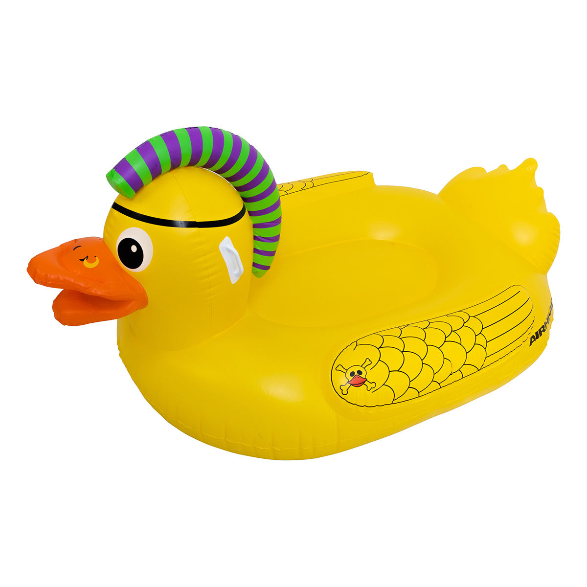 airhead-punk-duck-canard-gonflable-g-ant-porte-gobelet-1-personne image 3