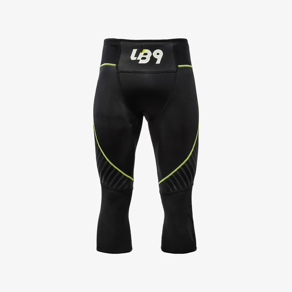 lb9-neoprene-2mm-3-4-pant-corsaire-n-opr-ne-noir-renfort-genoux image 1