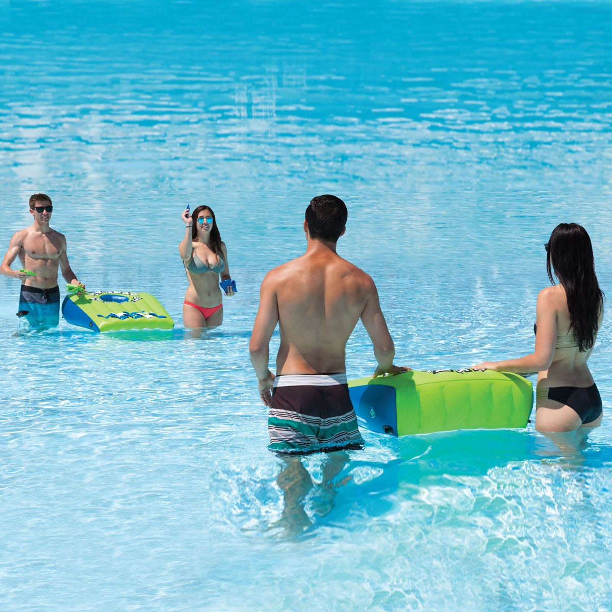 airhead-lob-the-blob-jeu-cornhole-gonflable-piscine-lot-2-cibles image 3