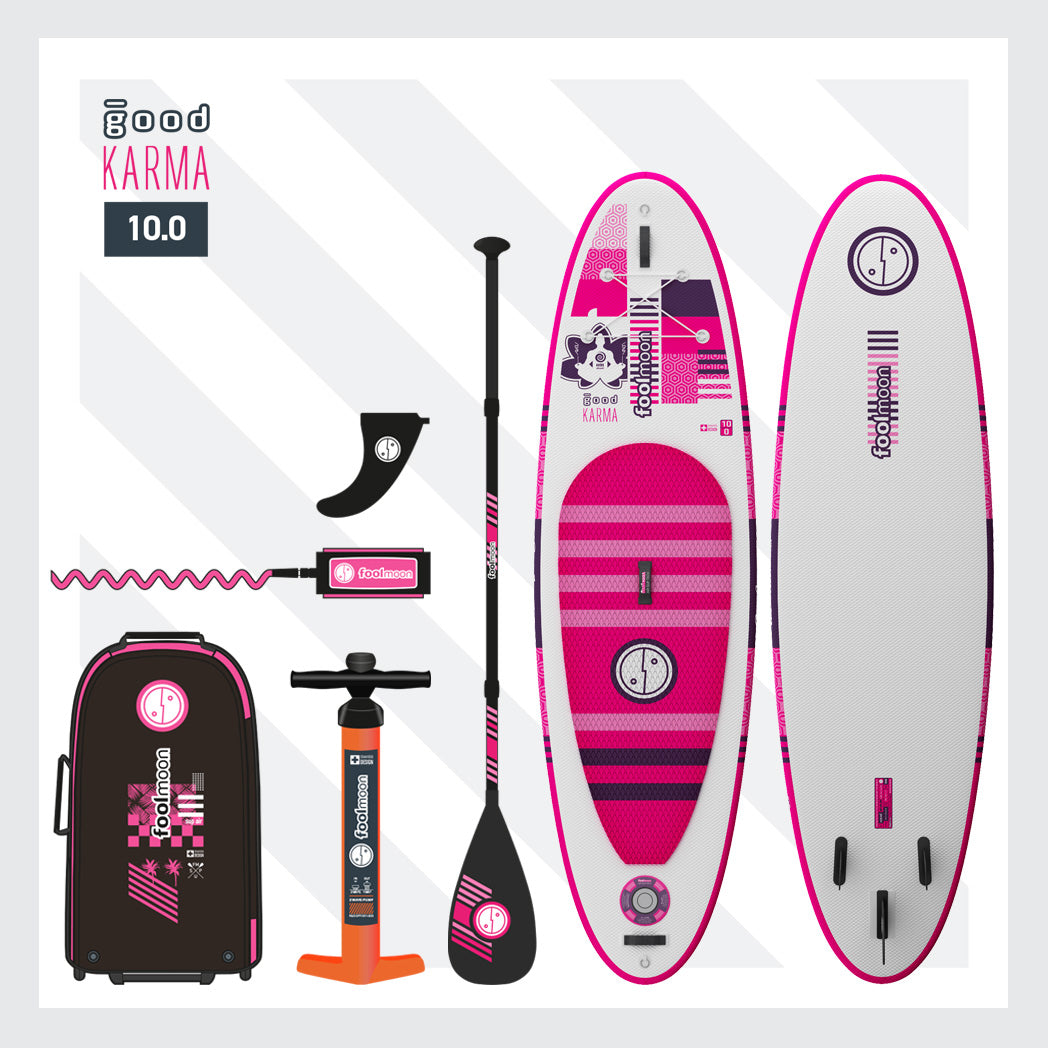 fool-moon-good-karma-pink-10-0-paddle-gonflable-rose-kit image 3