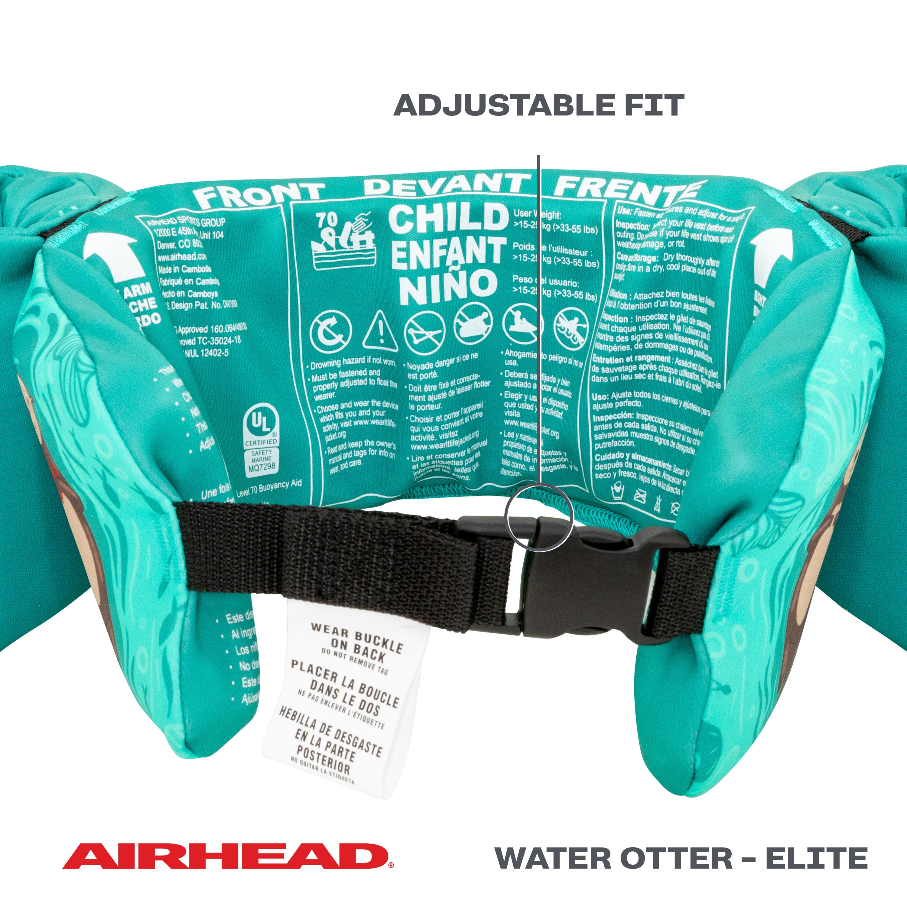 airhead-life-jackets-water-otter-elite-gilet-enfant-otter image 3