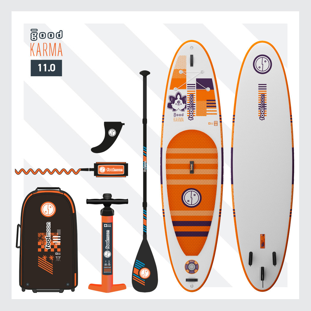 fool-moon-good-karma-orange-11-0-paddle-gonflable-pack-complet image 4