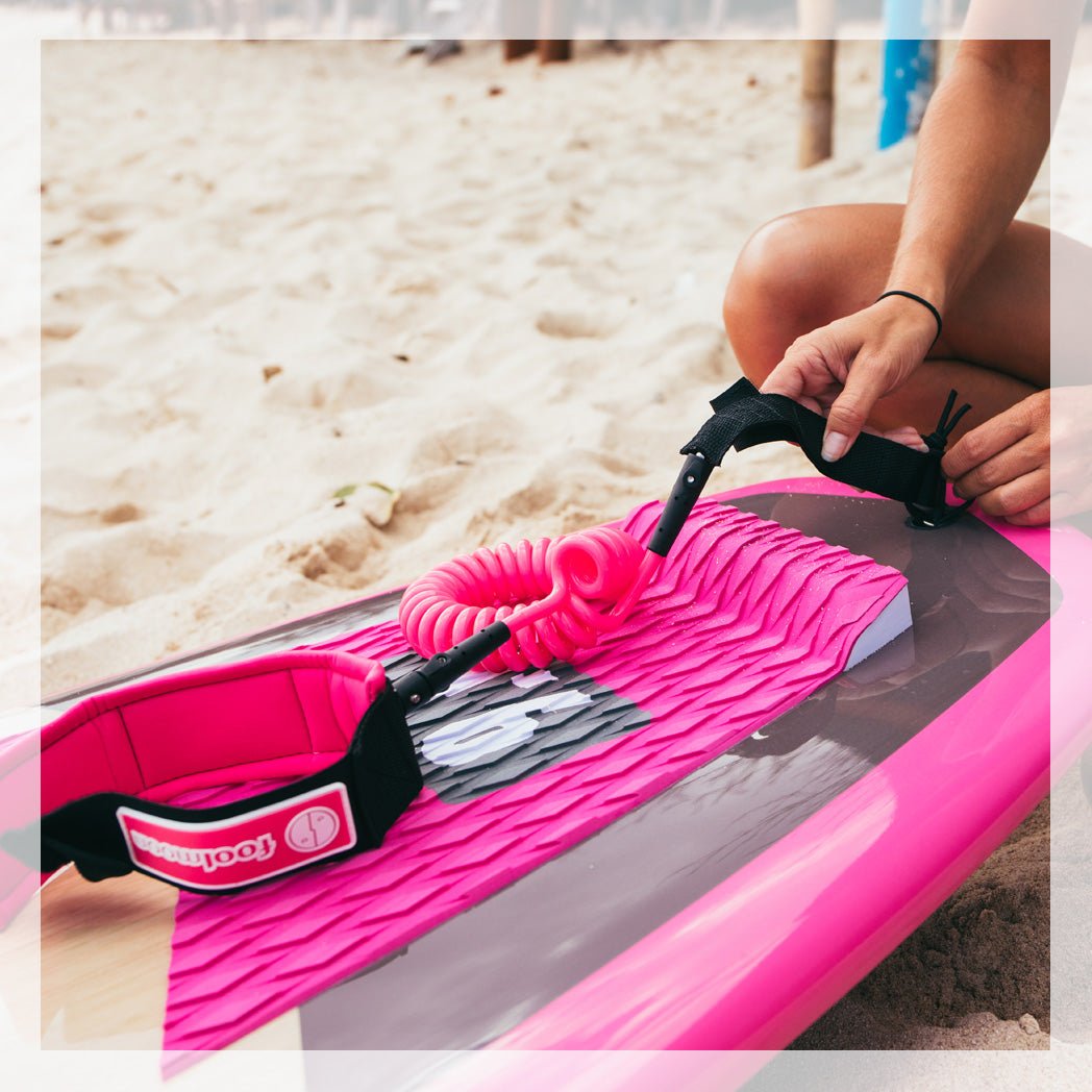 fool-moon-leash-sup-9-laisse-paddle-orange-touring image 2