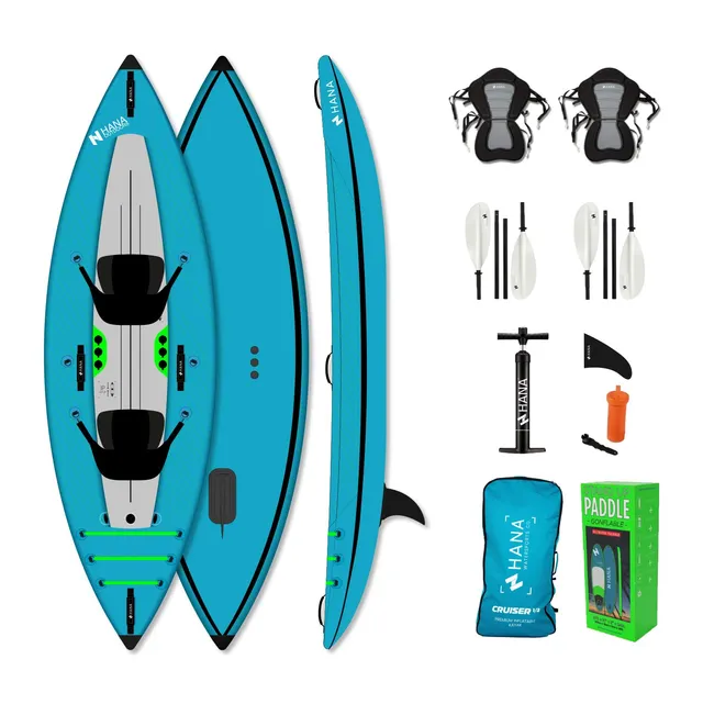 hana-cruiser-340-kayak-gonflable-1-2-places-pack-stable image 1