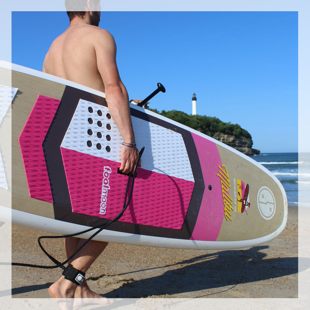 fool-moon-surf-leash-surf-9-ft-noir-9-mm image 2