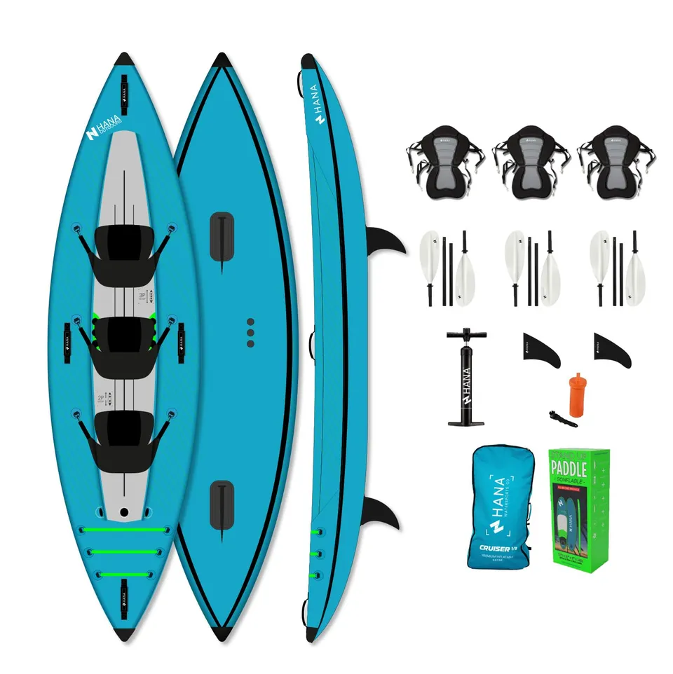 hana-cruiser-2-3p-kayak-gonflable-380-cm-3-places-stable image 1