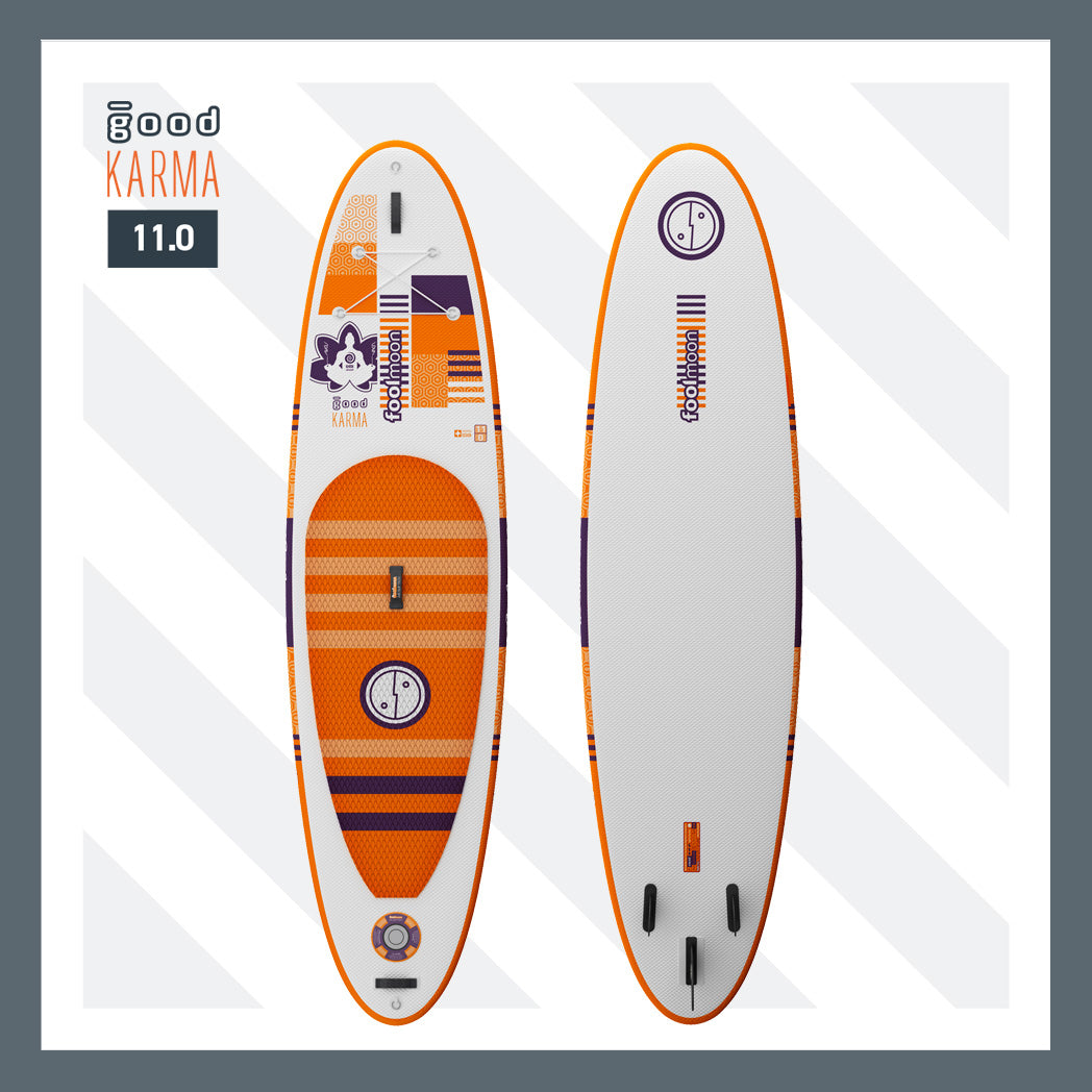 fool-moon-good-karma-orange-11-0-paddle-gonflable-pack-complet image 1