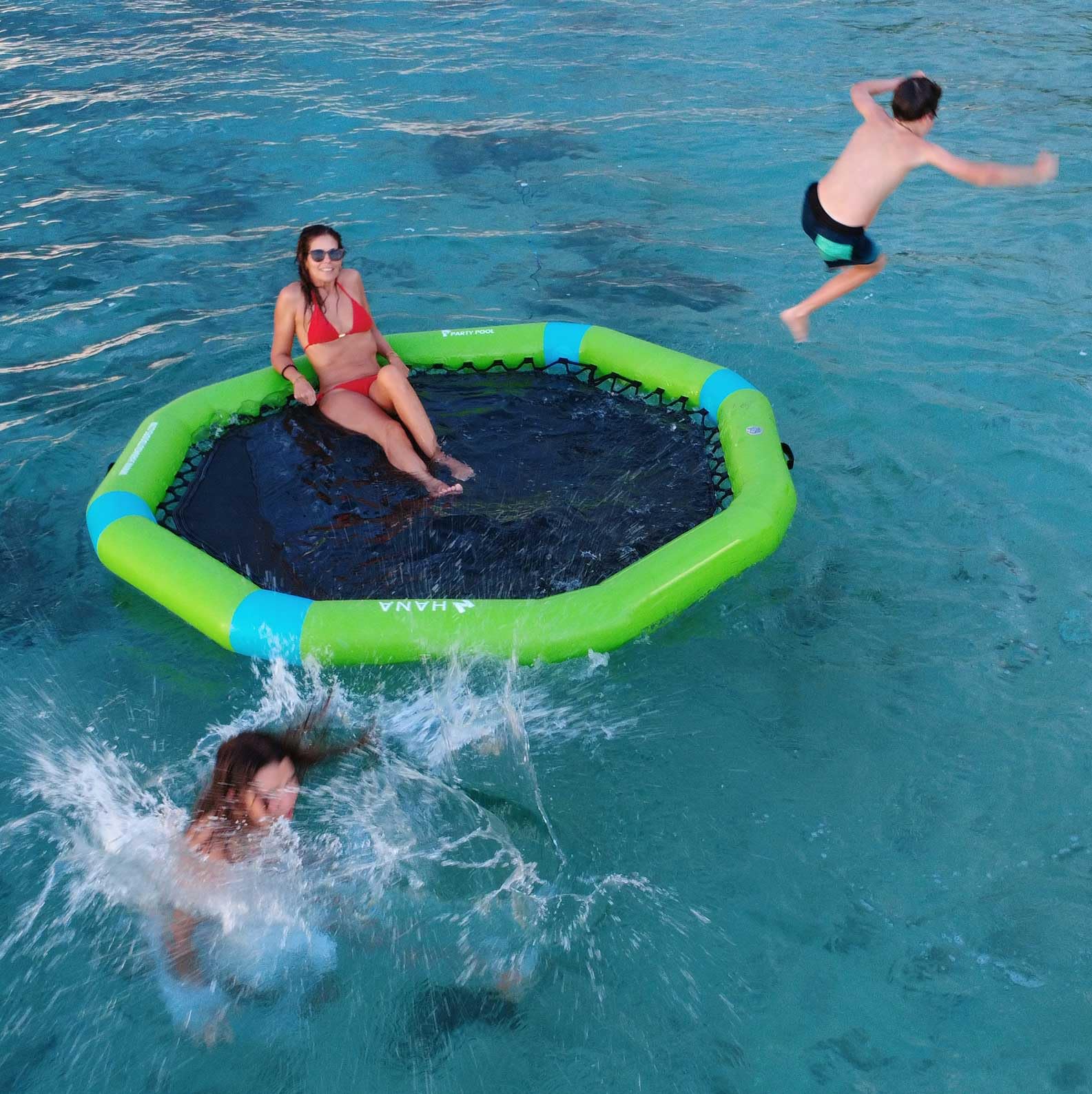 hana-party-pool-hamac-gonflable-6-personnes-vert-bleu image 2