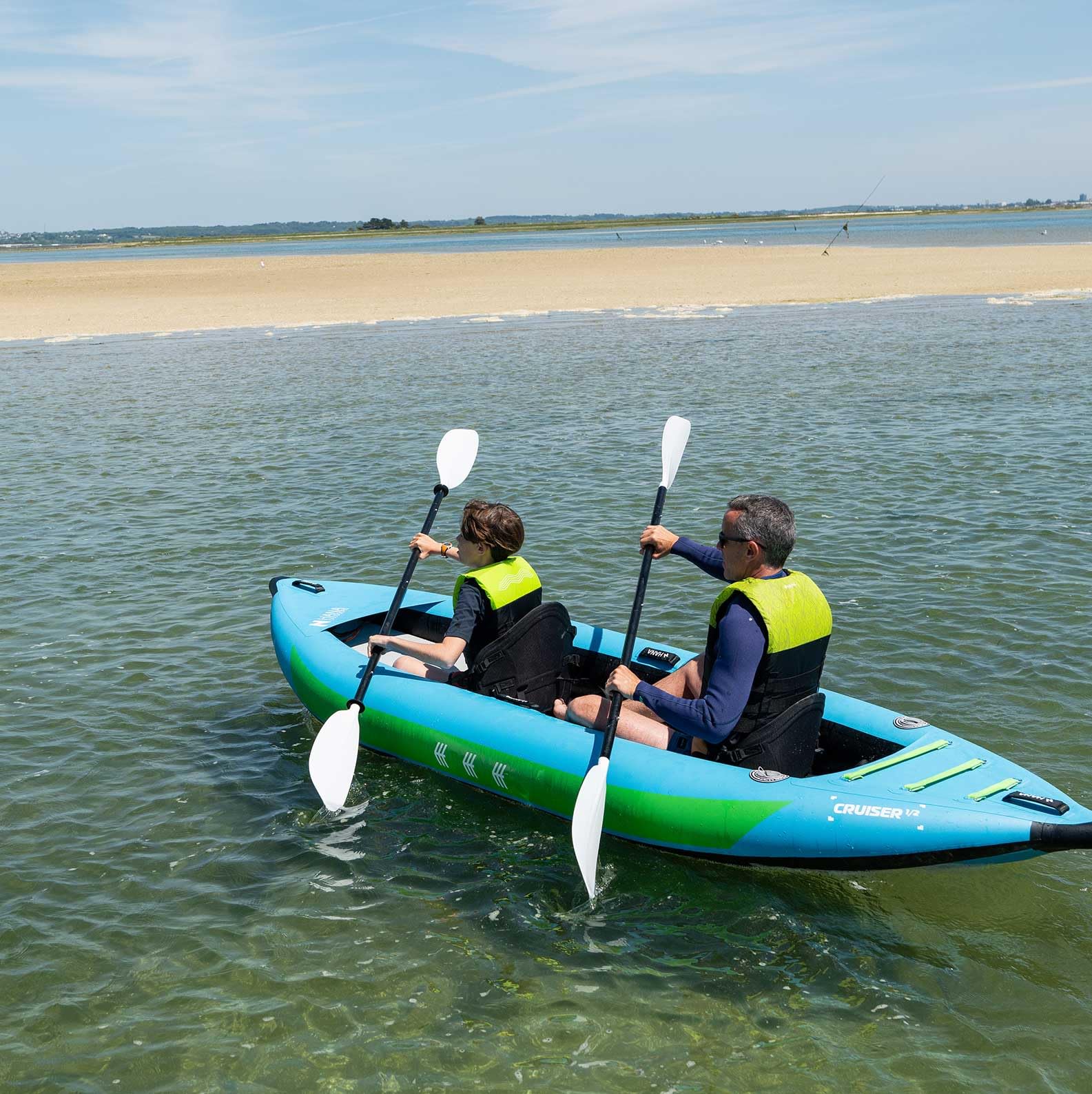 hana-cruiser-340-kayak-gonflable-1-2-places-pack-stable image 4