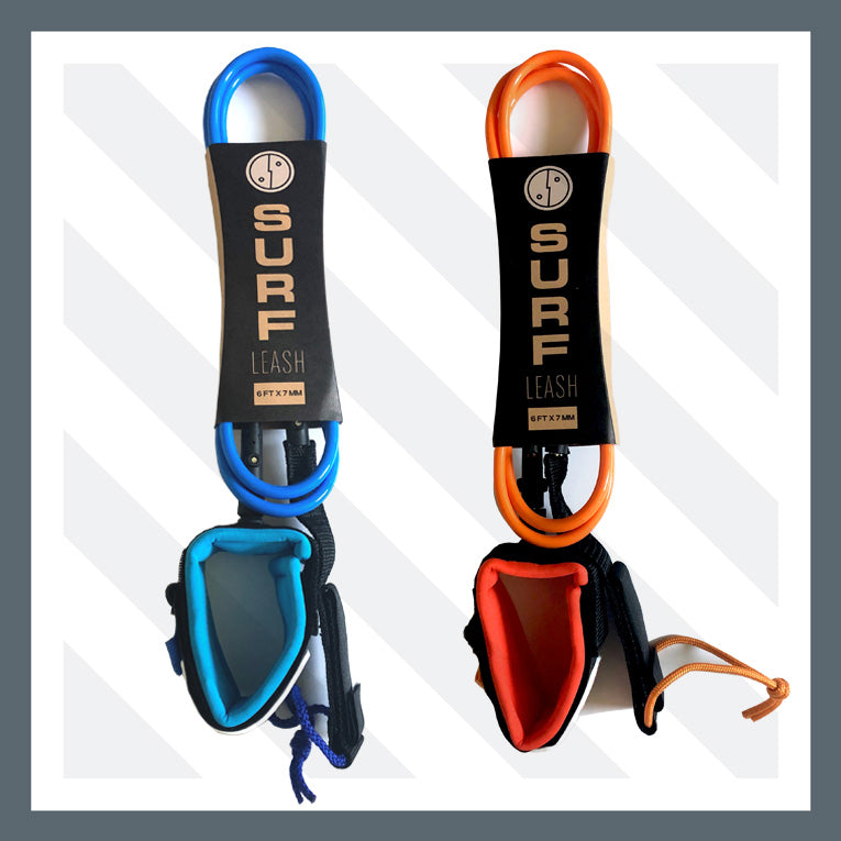 fool-moon-leash-surf-6-ft-7-mm-orange image 1