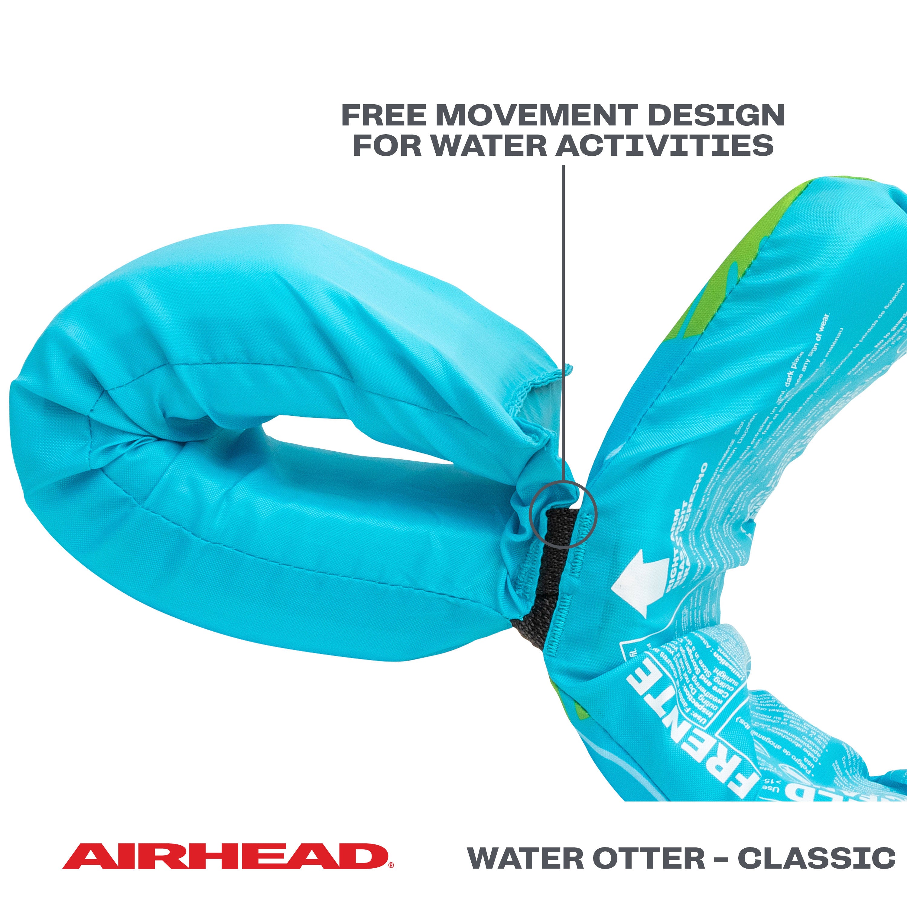 airhead-water-otter-classic-gilet-de-sauvetage-enfant-fish-friends image 6