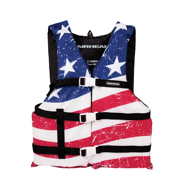 airhead-stars-stripes-gilet-sauvetage-bateau-drapeau-usa image 1