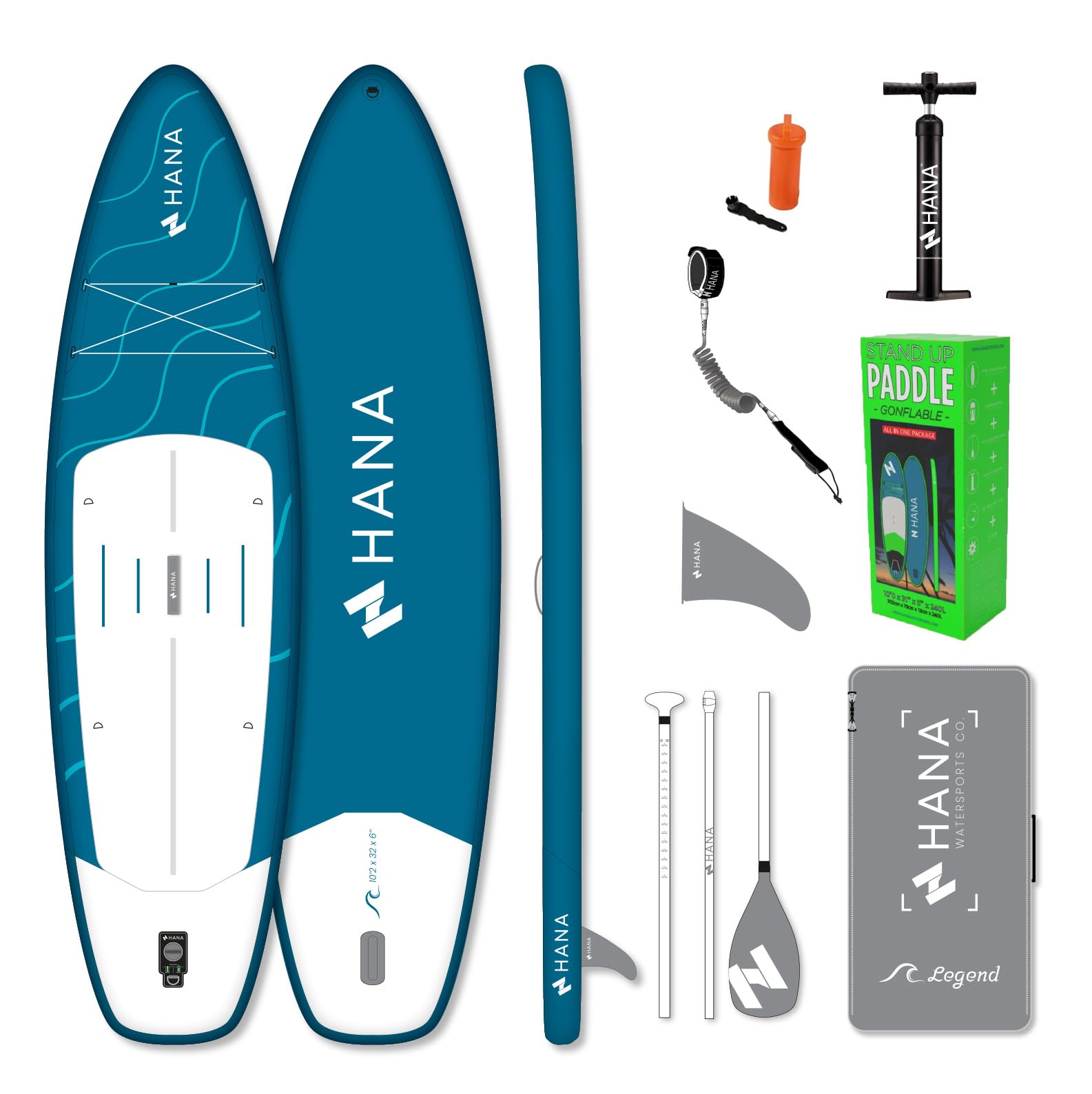 hana-legend-10-2-paddle-gonflable-pack-complet-stable image 1