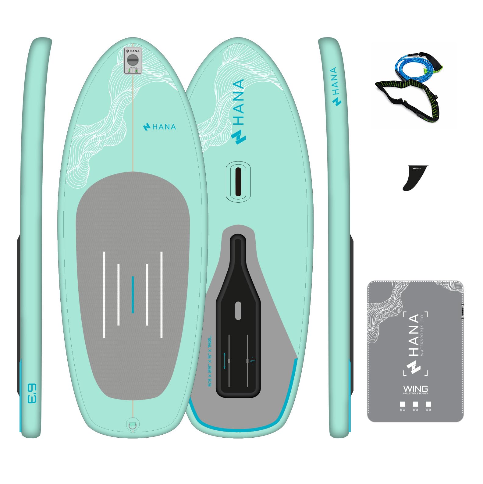 hana-wing-5-8-planche-wingfoil-gonflable-full-carbone image 3