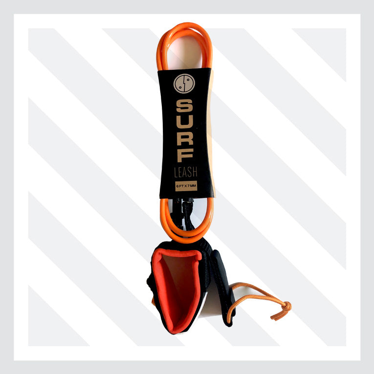 fool-moon-leash-surf-6-ft-7-mm-orange image 4