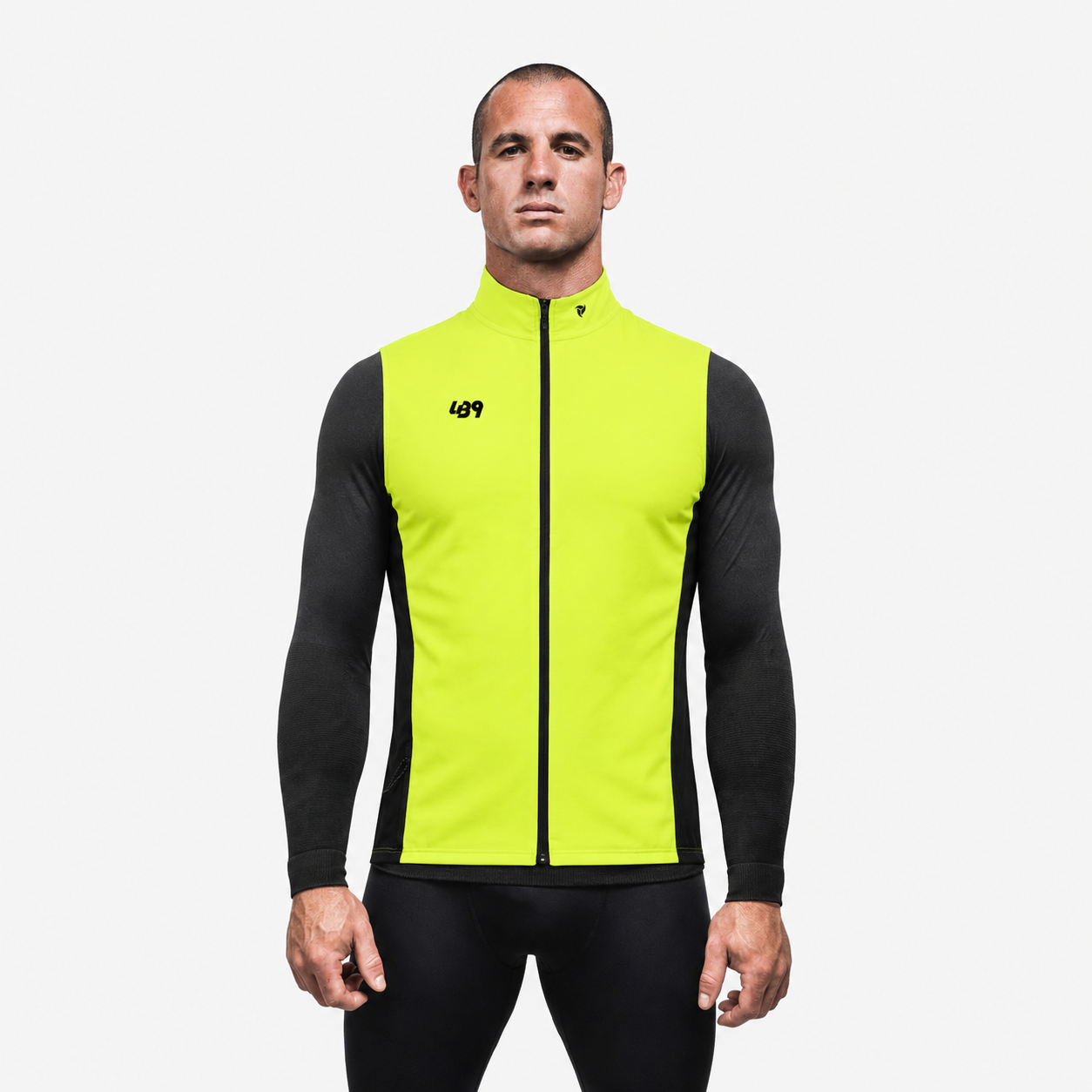 lb9-training-windbreaker-vest-gilet-coupe-vent-jaune-d-perlant image 2