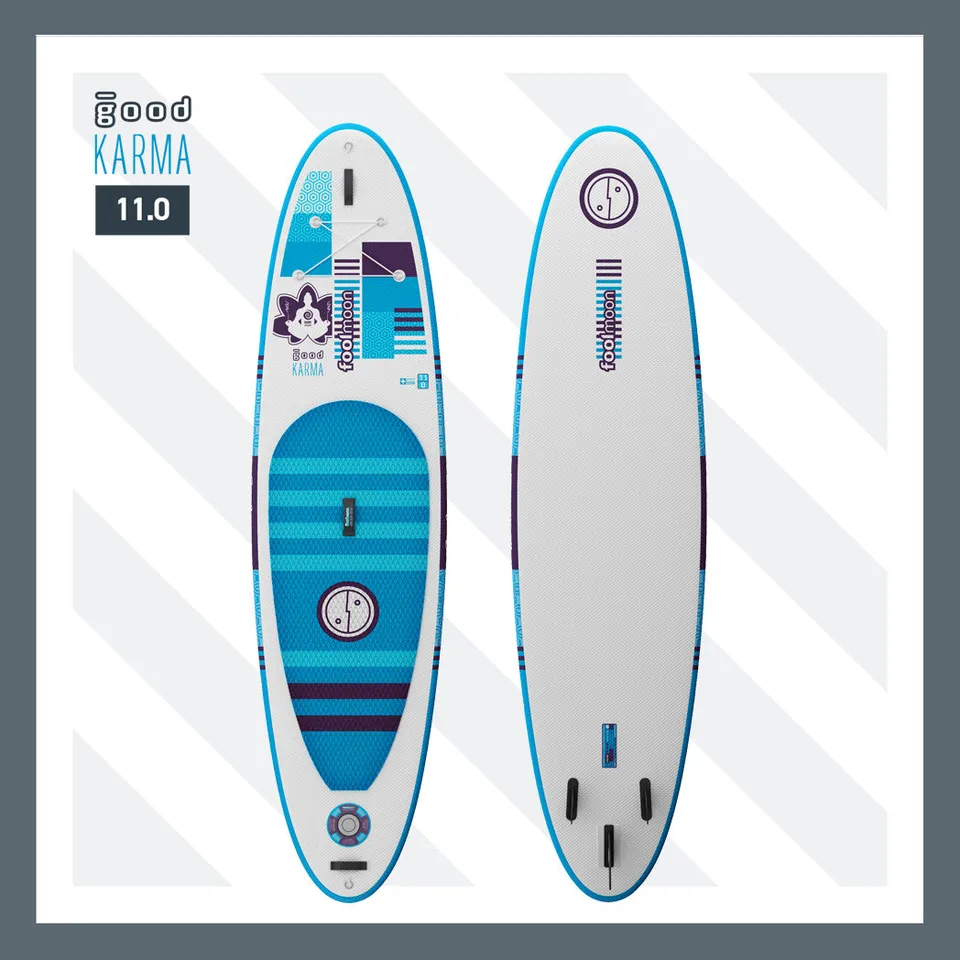 fool-moon-good-karma-blue-11-0-paddle-gonflable-pack-complet image 1